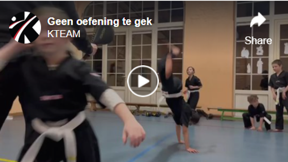 Training Kteam - Geen oefening te gek